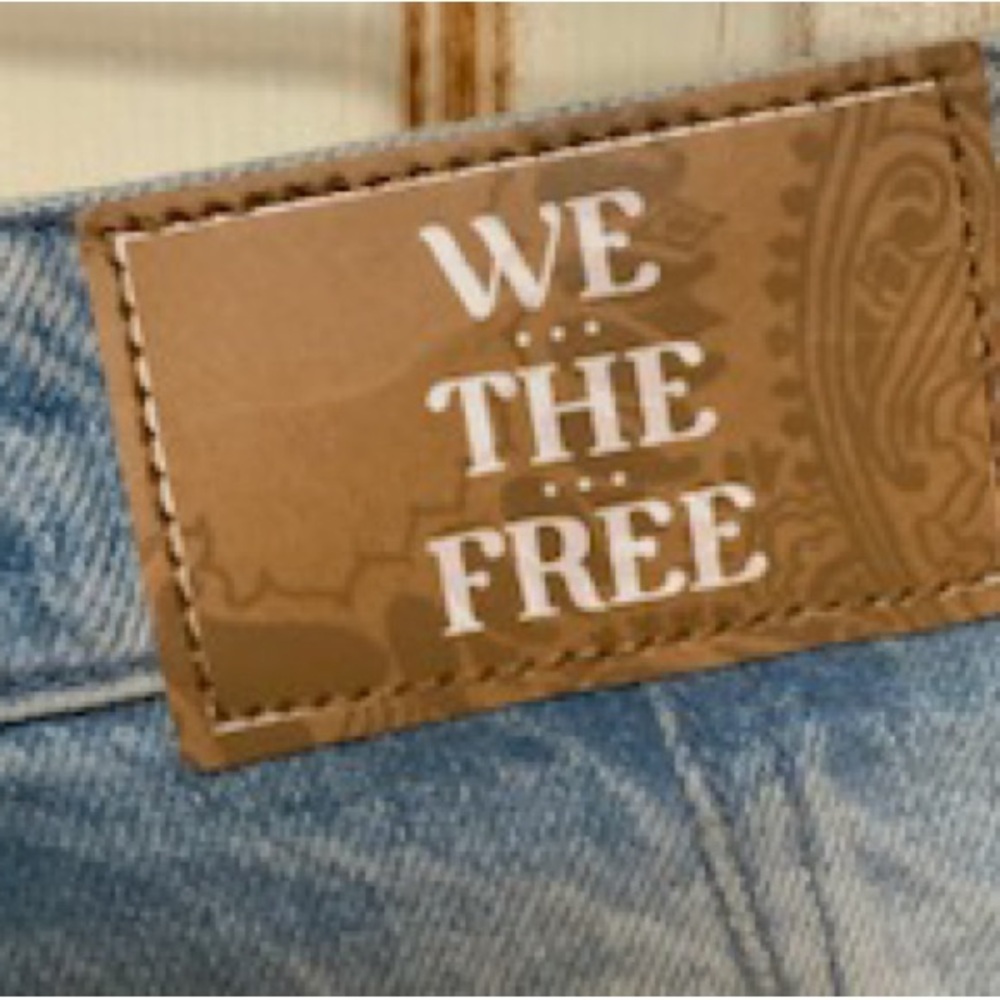 We The Free X Free People- Good Luck mid rise barrel jeans - Picture 5 of 10